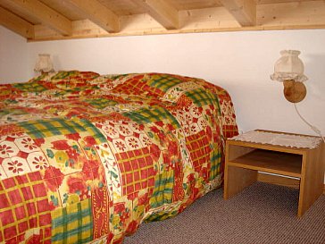 Ferienhaus in Davos - Schlafzimmer Obergeschoss