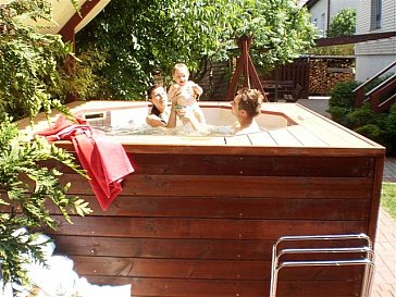 Ferienhaus in Gdansk-Rotmanka - Jacuzzi für 7 Personen