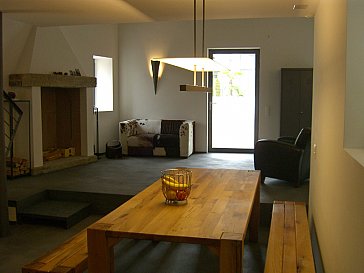 Ferienwohnung in Agno - Wohn-Essbereich