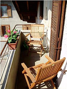 Ferienwohnung in Niederried - Balkon