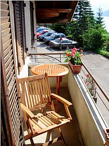 Ferienwohnung in Niederried - Balkon