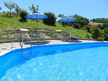 Ferienwohnung in Arcevia-San Pietro - Der Pool