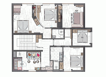 Ferienwohnung Grundrissplan 1