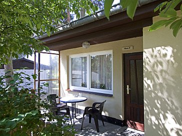 Ferienhaus in Plau am See-Quetzin - Bungalow 26 - Terrasse