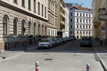 Ferienwohnung in Wien - Strasse vor dem Haus
