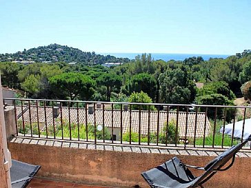 Ferienhaus in Cavalaire sur Mer - Aussicht vom Balkon