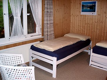 Ferienwohnung in Grindelwald - Schlafzimmer mit 2 Einzelbetten