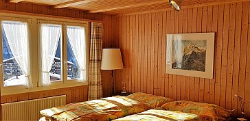 Ferienwohnung in Grindelwald - Schlafzimmer Eiger