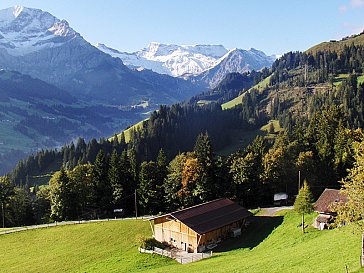 Ferienwohnung in Achseten - Aussicht vom Balkon