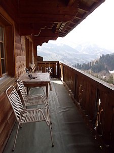 Ferienwohnung in Achseten - Balkon