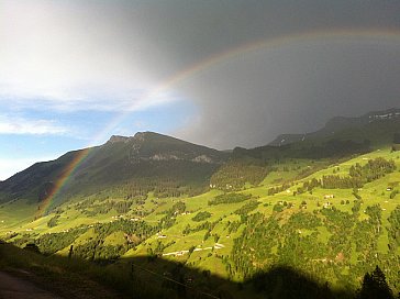 Ferienwohnung in Achseten - Aussicht Richtung Elsighorn Osten