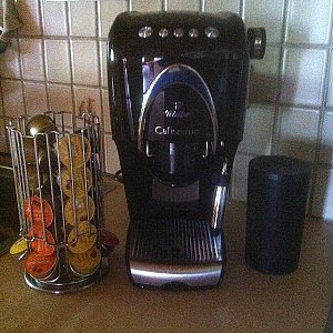 Ferienwohnung in Achseten - Tchibo Kaffee Kapselmaschine
