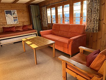 Ferienwohnung in Achseten - Wohnzimmer