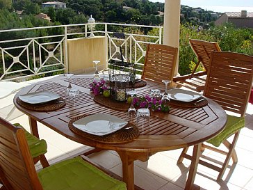 Ferienwohnung in Les Issambres - Terrasse