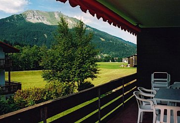 Ferienwohnung in Klosters - Balkon