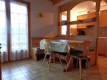 Ferienwohnung in Blatten-Belalp - Küche / Essraum