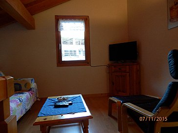 Ferienwohnung in Blatten-Belalp - Galerie/Wohnen