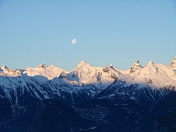 Ferienwohnung in Veysonnaz - Tolle Aussicht in die Berge