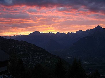 Ferienwohnung in Veysonnaz - Abendstimmung