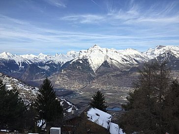 Ferienwohnung in Veysonnaz - Sicht nach Haute Nendaz