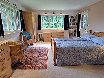 Ferienhaus in Lenzerheide - Hauptschlafzimmer