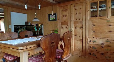Ferienwohnung in Schwenden - Stube mit Kachelofen