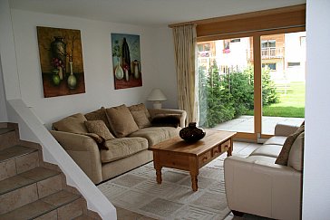 Ferienwohnung in Klosters - Wohnzimmer