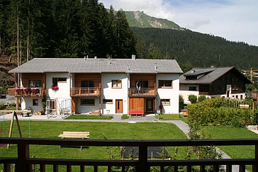 Ferienwohnung in Klosters - Balkon