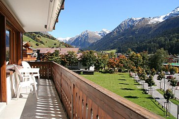 Ferienwohnung in Klosters - Balkon