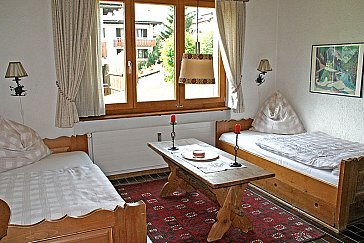 Ferienwohnung in Klosters - Wohnzimmer