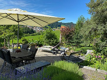 Ferienwohnung in Schachen-Reute - Sitzplatz für unsere Gäste zur Alleinbenützung