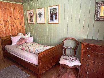 Ferienwohnung in Schachen-Reute - Einzelbett im kleinen Zimmer