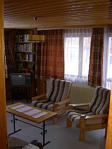 Ferienwohnung in Bellwald - Wohnzimmer