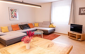 Ferienwohnung in Sils-Maria - Wohnzimmer