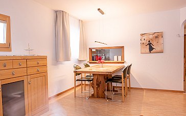 Ferienwohnung in Sils-Maria - Essbereich