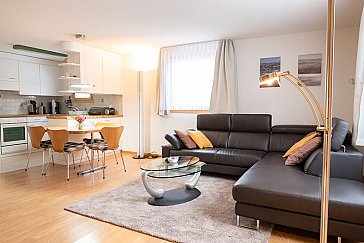 Ferienwohnung in Sils-Maria - Wohnzimmer