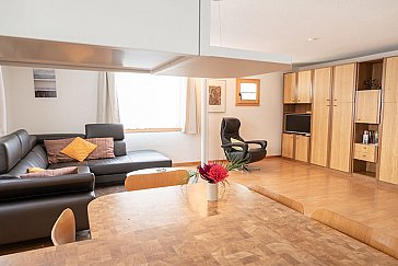 Ferienwohnung in Sils-Maria - Wohnzimmer