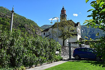 Ferienwohnung in Verscio - Parkplatz