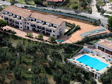 Ferienwohnung in Vieste - Die Anlage von oben