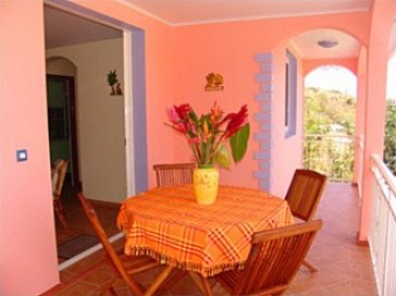 Ferienwohnung in Anses d'Arlet - Terrasse