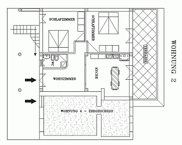 Ferienwohnung Grundrissplan 1