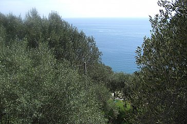 Ferienwohnung in Pisciotta - Meerausicht vom Balkon
