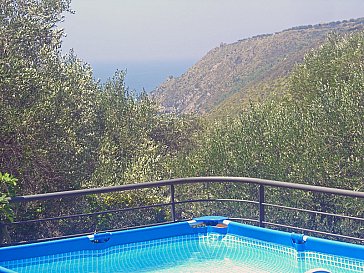 Ferienwohnung in Pisciotta - Aussicht vom Pool
