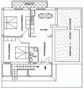 Ferienwohnung Grundrissplan 1