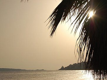 Ferienwohnung in Antibes Juan les Pins - Sonnenuntergang am Mittelmeer
