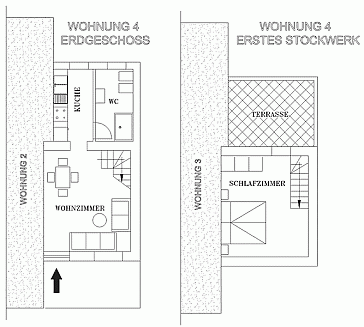 Ferienwohnung Grundrissplan 1