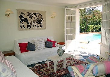 Ferienwohnung in Cap d'Antibes - Geschmackvolle Inneneinrichtung Terrasse am Pool