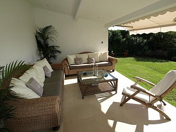 Ferienhaus in Villeneuve Loubet - Outdoor-Lounge