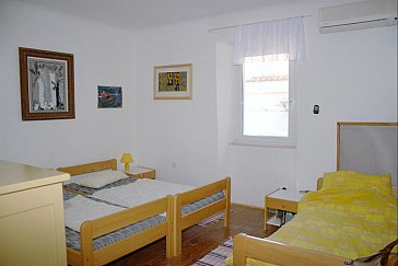 Ferienhaus in Unije - Schlafzimmer