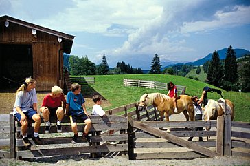 Ferienwohnung in Fieberbrunn - Reiten auf dem Bodenhof